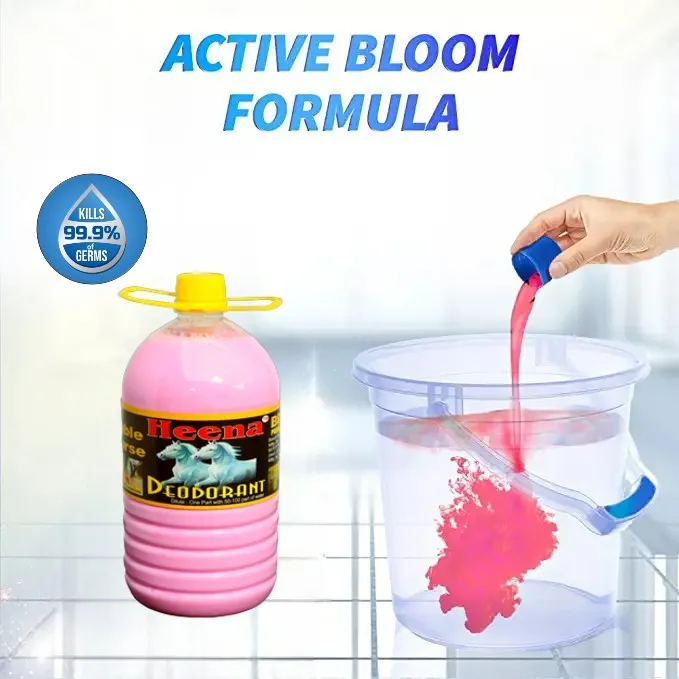 Liquid Pink Floor Cleaner Phenyl, Rose