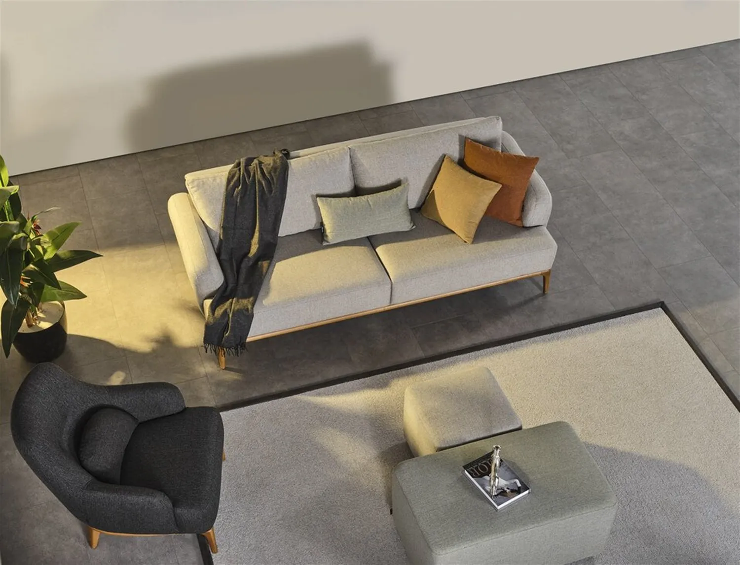 Rixxe Flento 3+2+1 Sofa Set