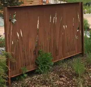 Laser Cut Metal Privacy Fence Panels