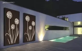Laser Cut Metal Privacy Fence Panels