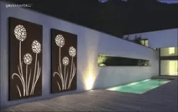Laser Cut Metal Privacy Fence Panels