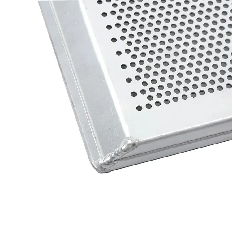 Aluminum Perforated Non-Stick Baking Trays Custom Cookie Sheet Pan