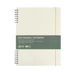 Eco-friendly spiral notebook